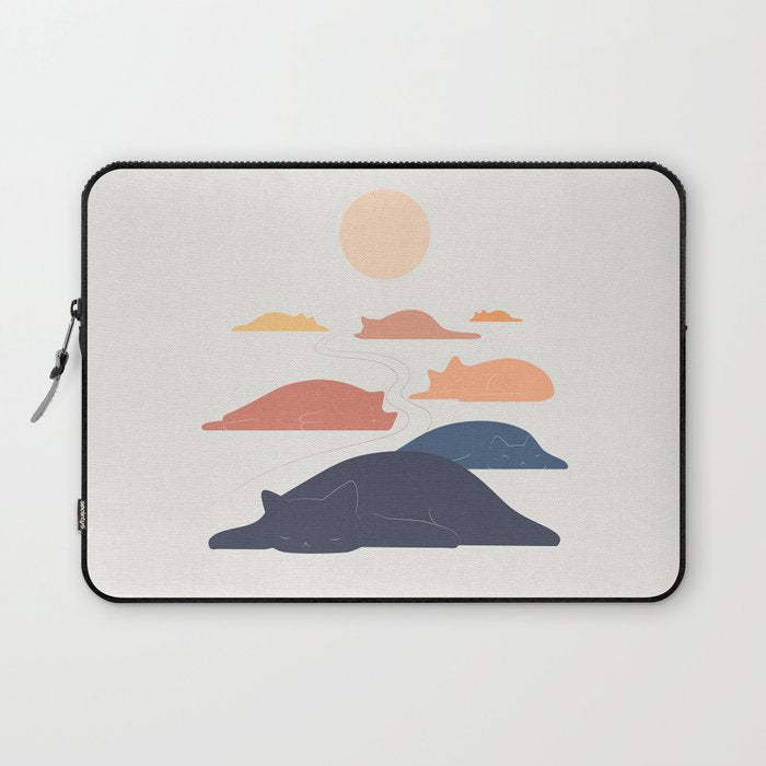 Cat Landscape 159 Laptop Sleeve Gallery Image 1