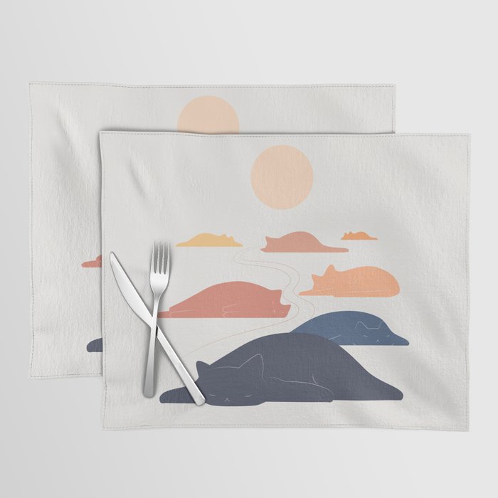 Cat Landscape 159 Placemat Gallery Image 1