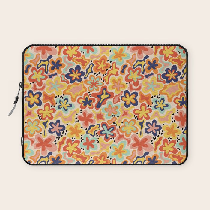 Adeline summer floral Laptop Sleeve Gallery Image 1