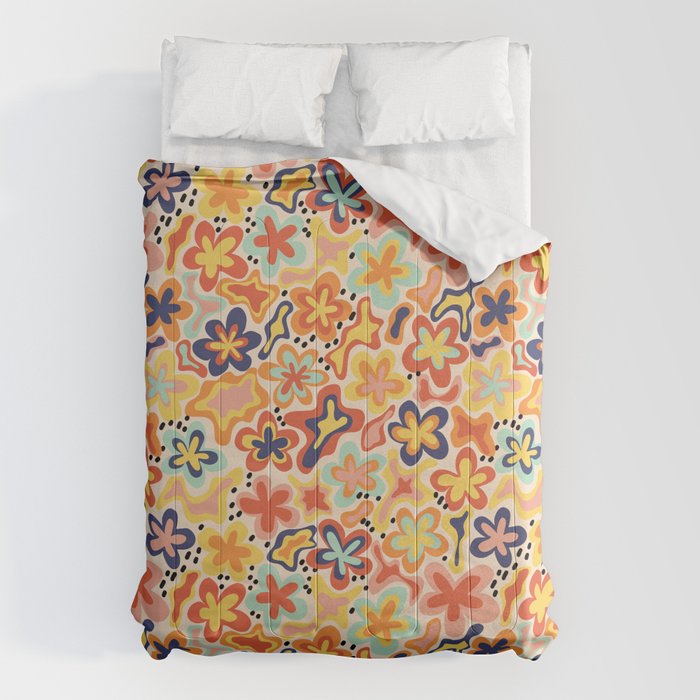 Adeline summer floral Comforter Gallery Image 6