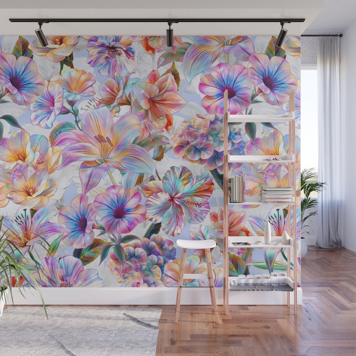 Glittering Blossoms  Wall Mural Gallery Image 1