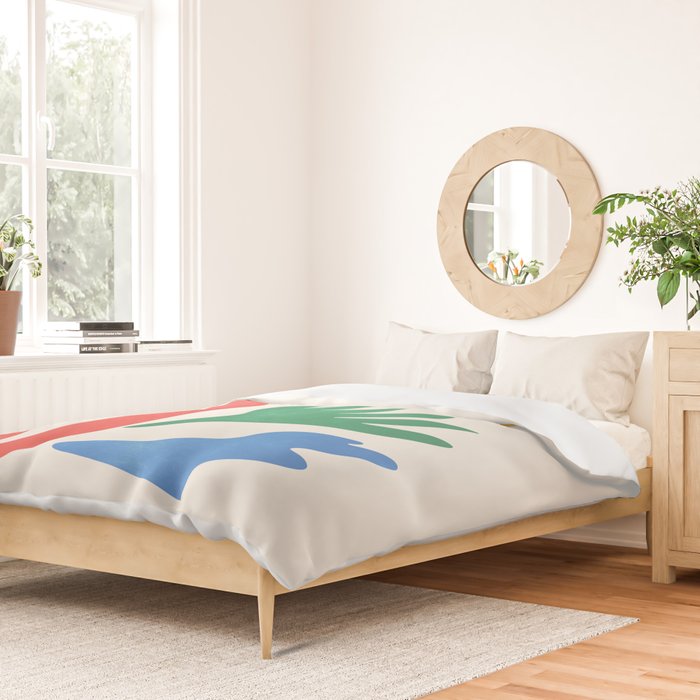Collage I: Matisse Color Series | Mid-Century Edition Duvet Cover Gallery Image 2