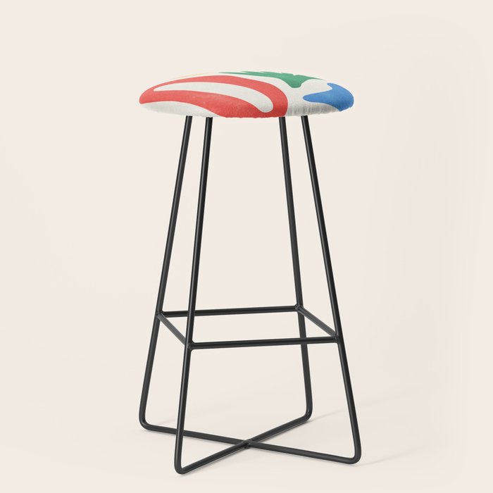Collage I: Matisse Color Series | Mid-Century Edition Stool Gallery Image 1