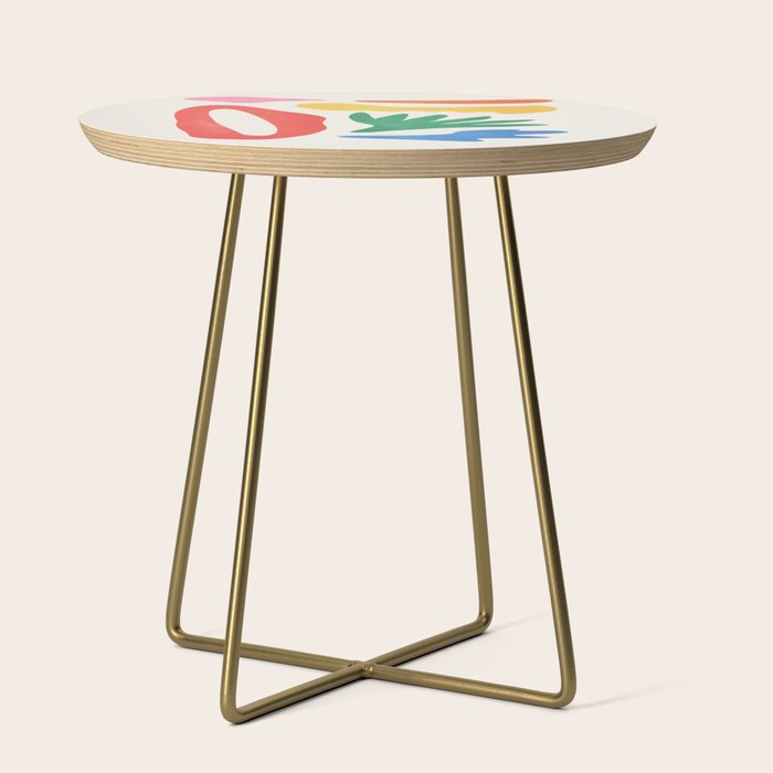 Collage I: Matisse Color Series | Mid-Century Edition Side Table Gallery Image 1