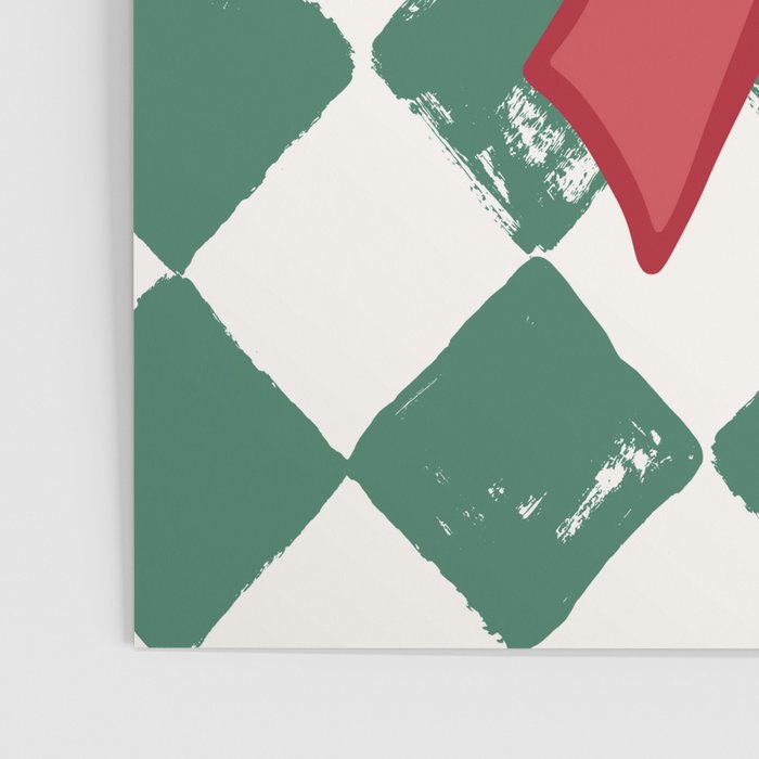 Checkered Christmas Bow Poster Gallery Image 3