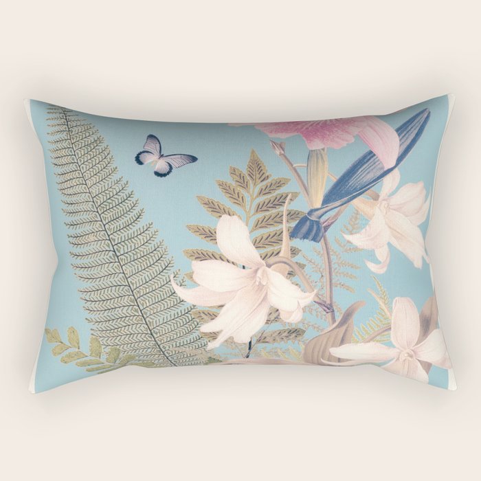 minimal collage/ Garden 3 Rectangular Pillow Gallery Image 1