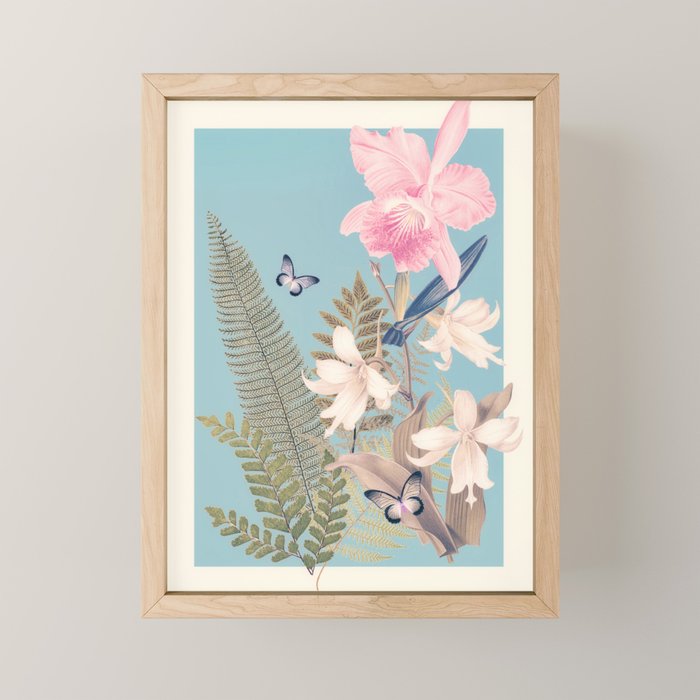 minimal collage/ Garden 3 Mini Art Print Gallery Image 1