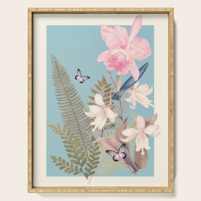 minimal collage/ Garden 3 Serving Tray Gallery Image 1