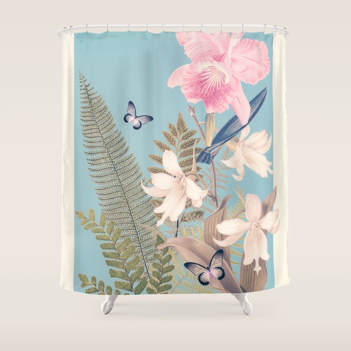 minimal collage/ Garden 3 Shower Curtain Gallery Image 1