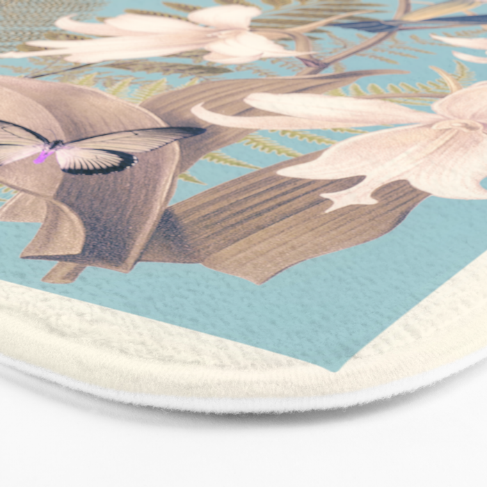 minimal collage/ Garden 3 Bath Mat Gallery Image 3