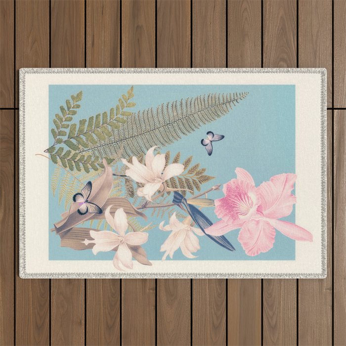 minimal collage/ Garden 3 Outdoor Rug Gallery Image 1