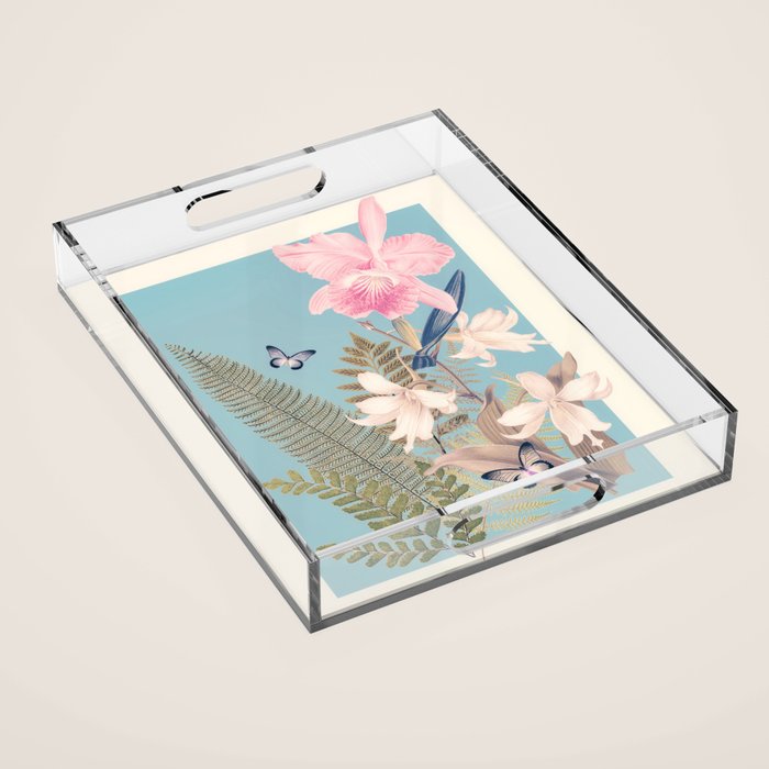 minimal collage/ Garden 3 Acrylic Tray Gallery Image 1