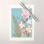minimal collage/ Garden 3 Wrapping Paper Gallery Image 1