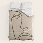 Abstract Face 17 Comforter Gallery Image 6