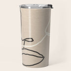 Abstract Face 17 Travel Mug Gallery Image 2