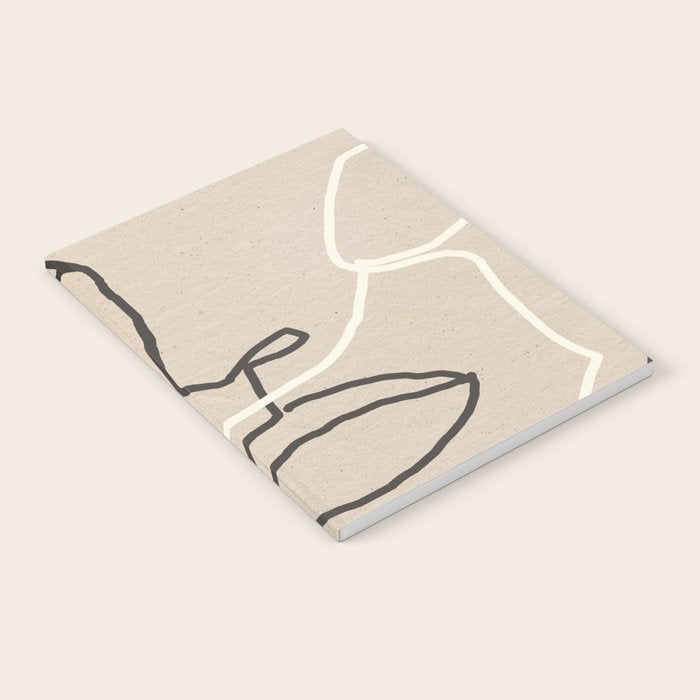 Abstract Face 17 Notebook Gallery Image 1
