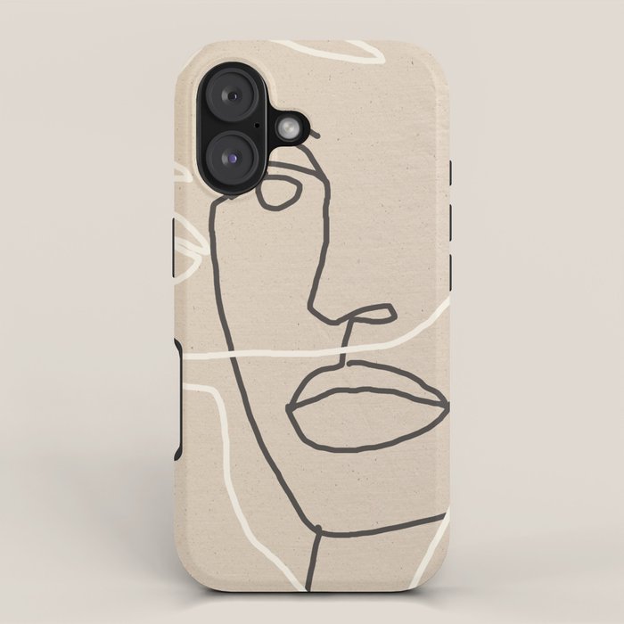 Abstract Face 17 iPhone Case Gallery Image 1