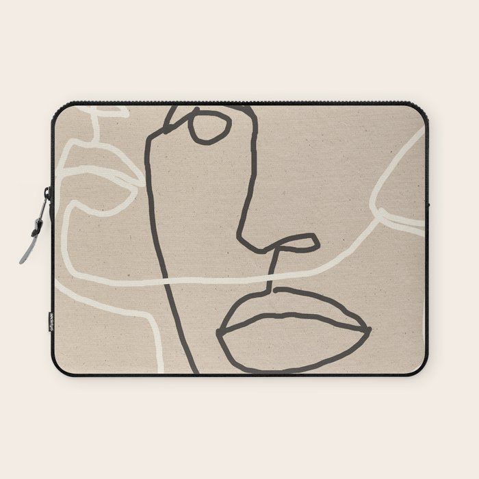 Abstract Face 17 Laptop Sleeve Gallery Image 1