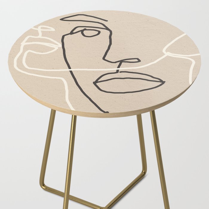 Abstract Face 17 Side Table Gallery Image 2