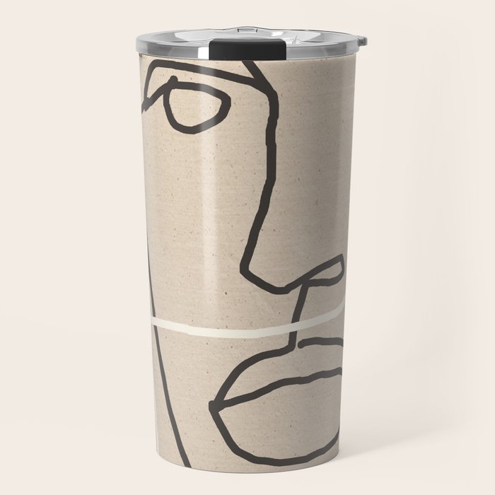 Abstract Face 17 Travel Mug Gallery Image 1