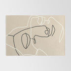 Abstract Face 17 Rug Gallery Image 2