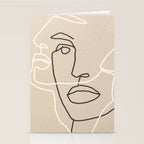 Abstract Face 17 Stationery Card Gallery Image 2