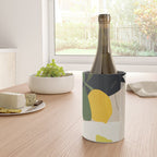 Lemon Abstract Art Wine Chiller Gallery Image 4