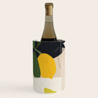 Lemon Abstract Art Wine Chiller Gallery Image 1