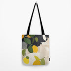 Lemon Abstract Art Tote Bag Gallery Image 2