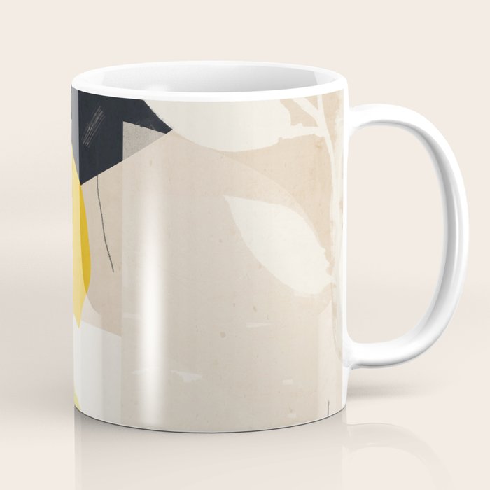 Lemon Abstract Art Coffee Mug Gallery Image 1