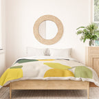 Lemon Abstract Art Duvet Cover Gallery Image 3