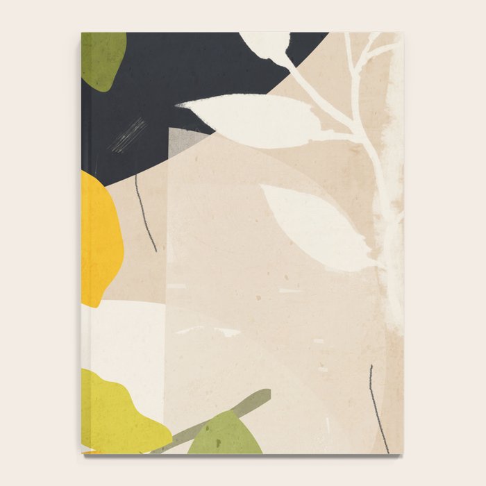 Lemon Abstract Art Notebook Gallery Image 4