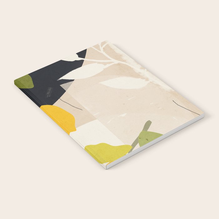 Lemon Abstract Art Notebook Gallery Image 2