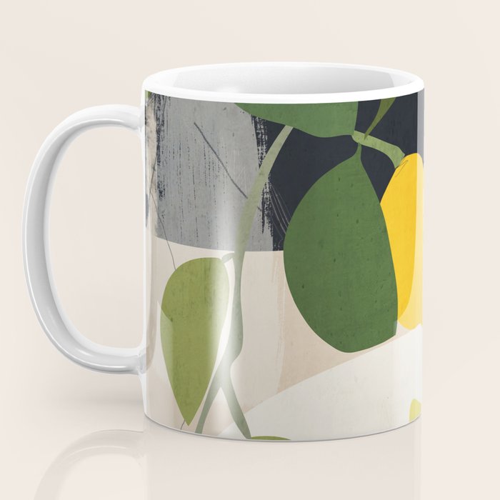 Lemon Abstract Art Coffee Mug Gallery Image 3