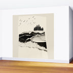 minimal collage/ Landscape Wall Mural Gallery Image 2