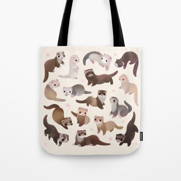 Ferret Tote Bag Gallery Image 1