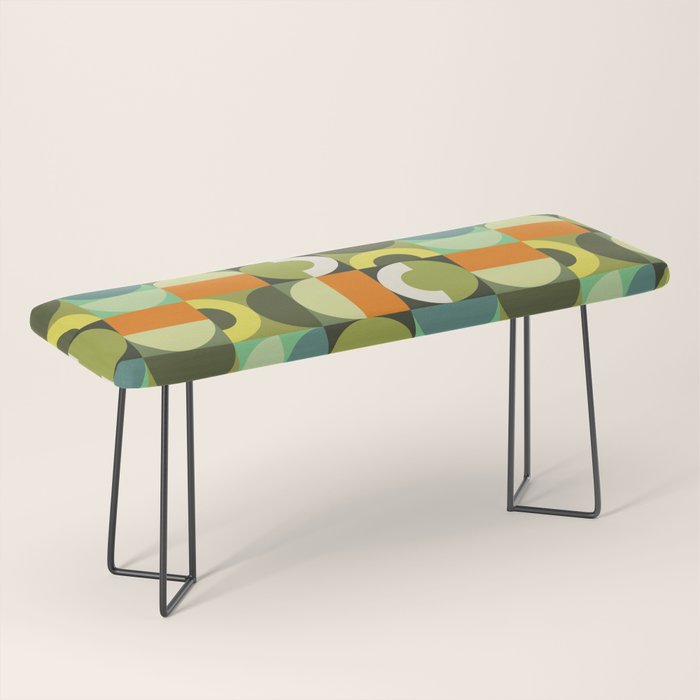 Modern Geometric 90B Bench Gallery Image 1