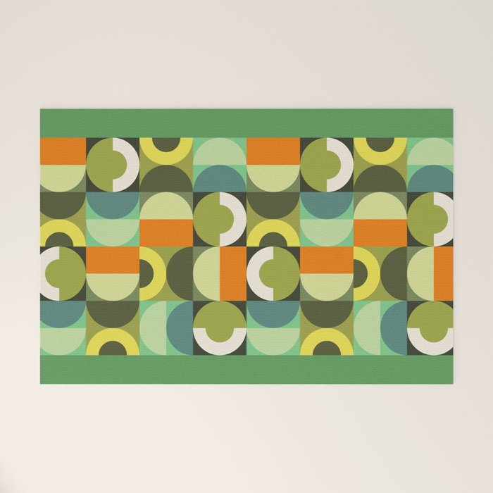 Modern Geometric 90B Welcome Mat Gallery Image 1