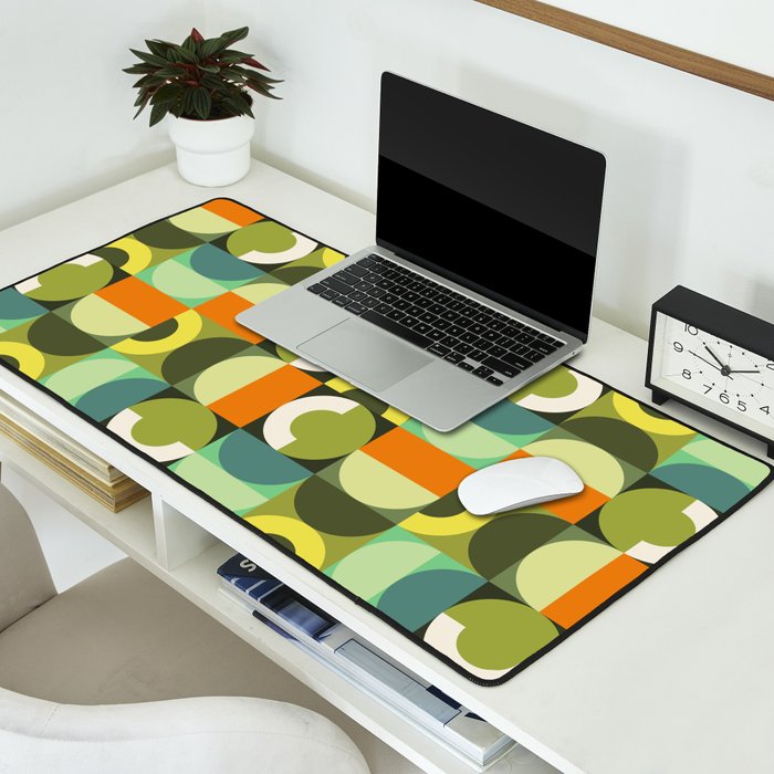 Modern Geometric 90B Desk Mat Gallery Image 2