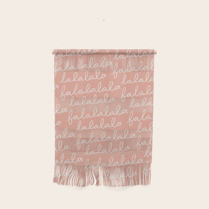 Fa La La Peach Pink Wall Hanging Gallery Image 1