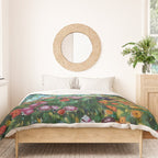 Flower Garden Riot of Colors by Gustav Klimt Duvet Cover Gallery Image 3