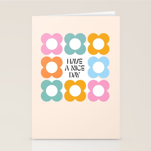 Say it with Flowers - Have a nice day! Stationery Card Gallery Image 1