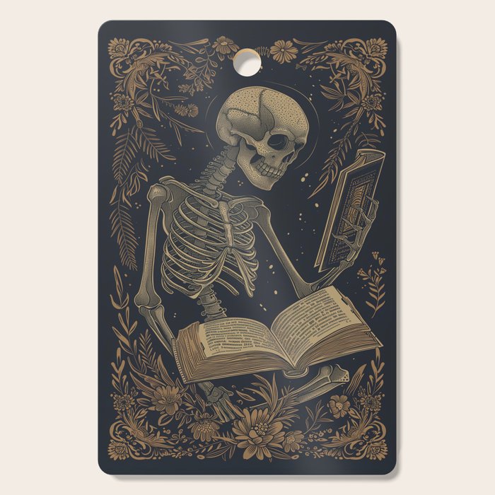 Hardcore Bookworm V Cutting Board Gallery Image 1