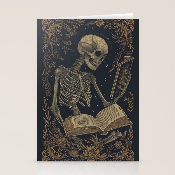 Hardcore Bookworm V Stationery Card Gallery Image 2