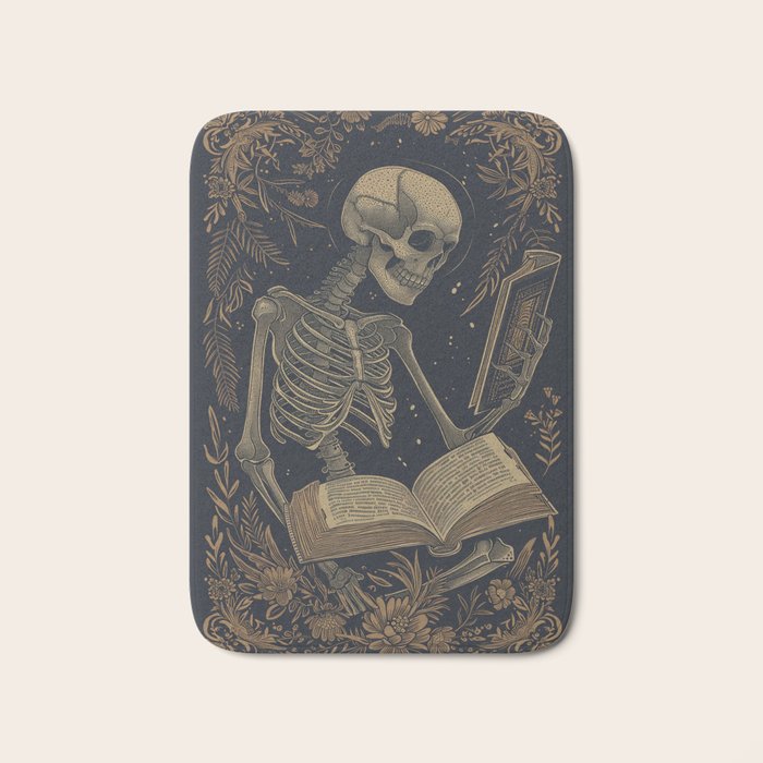 Hardcore Bookworm V Bath Mat Gallery Image 1