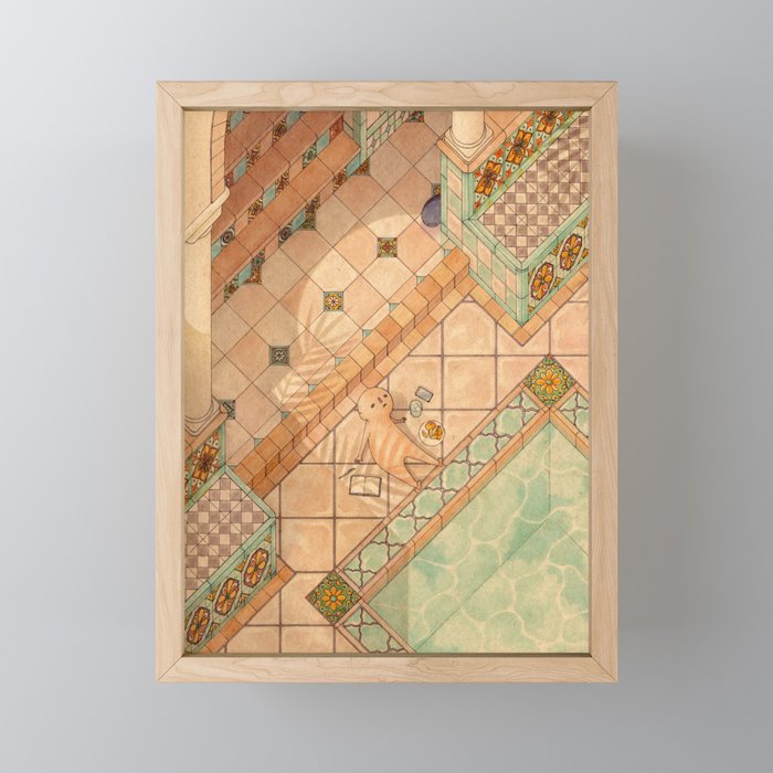 Courtyard Mini Art Print Gallery Image 1