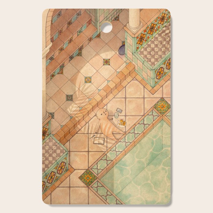 Courtyard Cutting Board Gallery Image 1