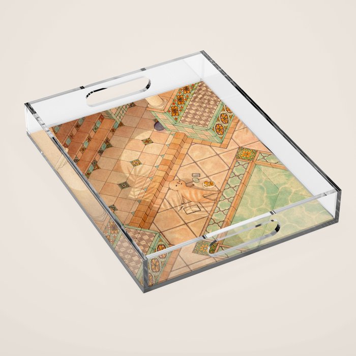 Courtyard Acrylic Tray Gallery Image 1