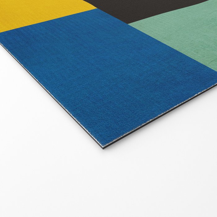 Mid-Century Modern Colorful Geometric Artwork Welcome Mat Gallery Image 2