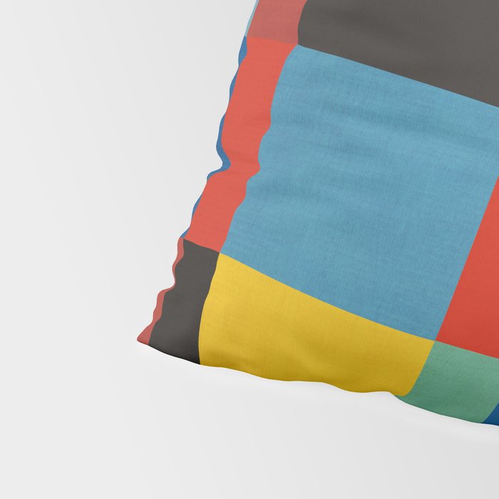 Mid-Century Modern Colorful Geometric Artwork Pillow Sham Gallery Image 4